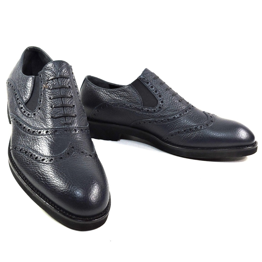 ALBERTO CICCIOLI 🇮🇹 MEN'S BLUE SOFT LEATHER COMFORT LOAFERS